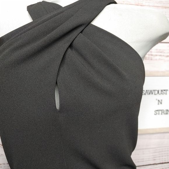 SOLD Calvin Klein LBD halter dress size 12 - Picture 3 of 12